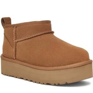 Ugg platform booties size 3Y